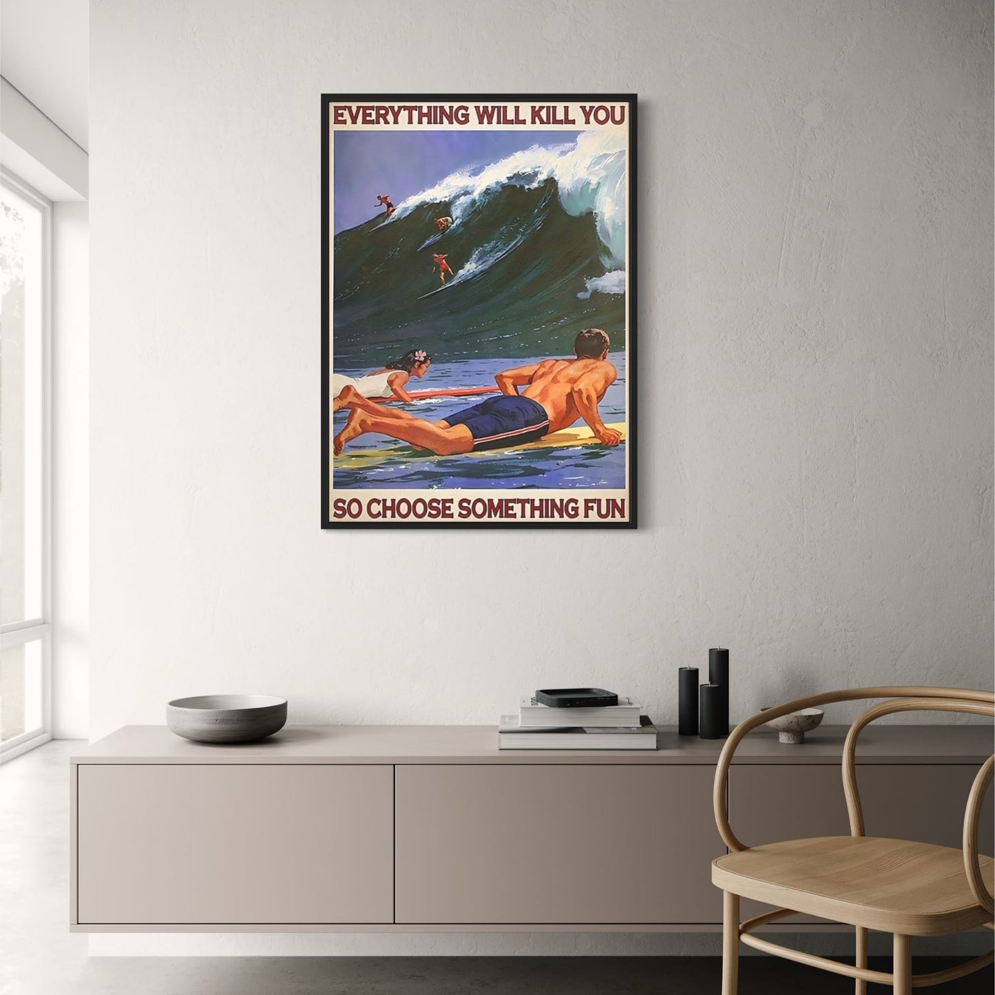 Vintage Surf Vibes | Retro Ocean Art