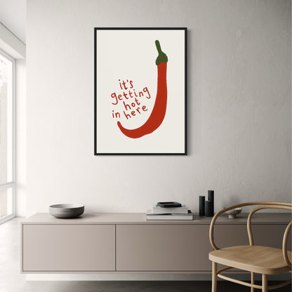 Japanese Hot Chilli Pepper | Vibrant Kitchen Decor