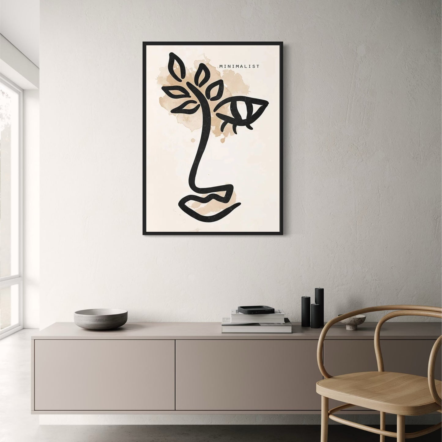 The Path Unseen | Artistic Wall Decor | Scenic Nature Landscape Poster | Home & Garden Decoration