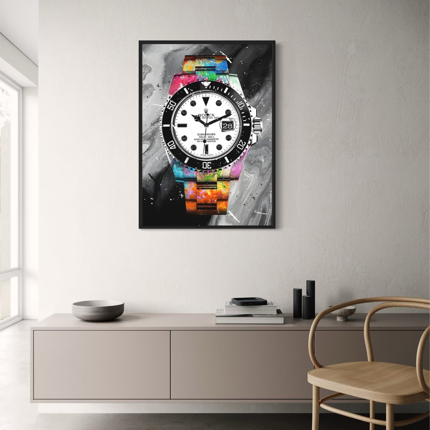 Rolex Submariner | Graffiti Art | Vibrant Timepiece