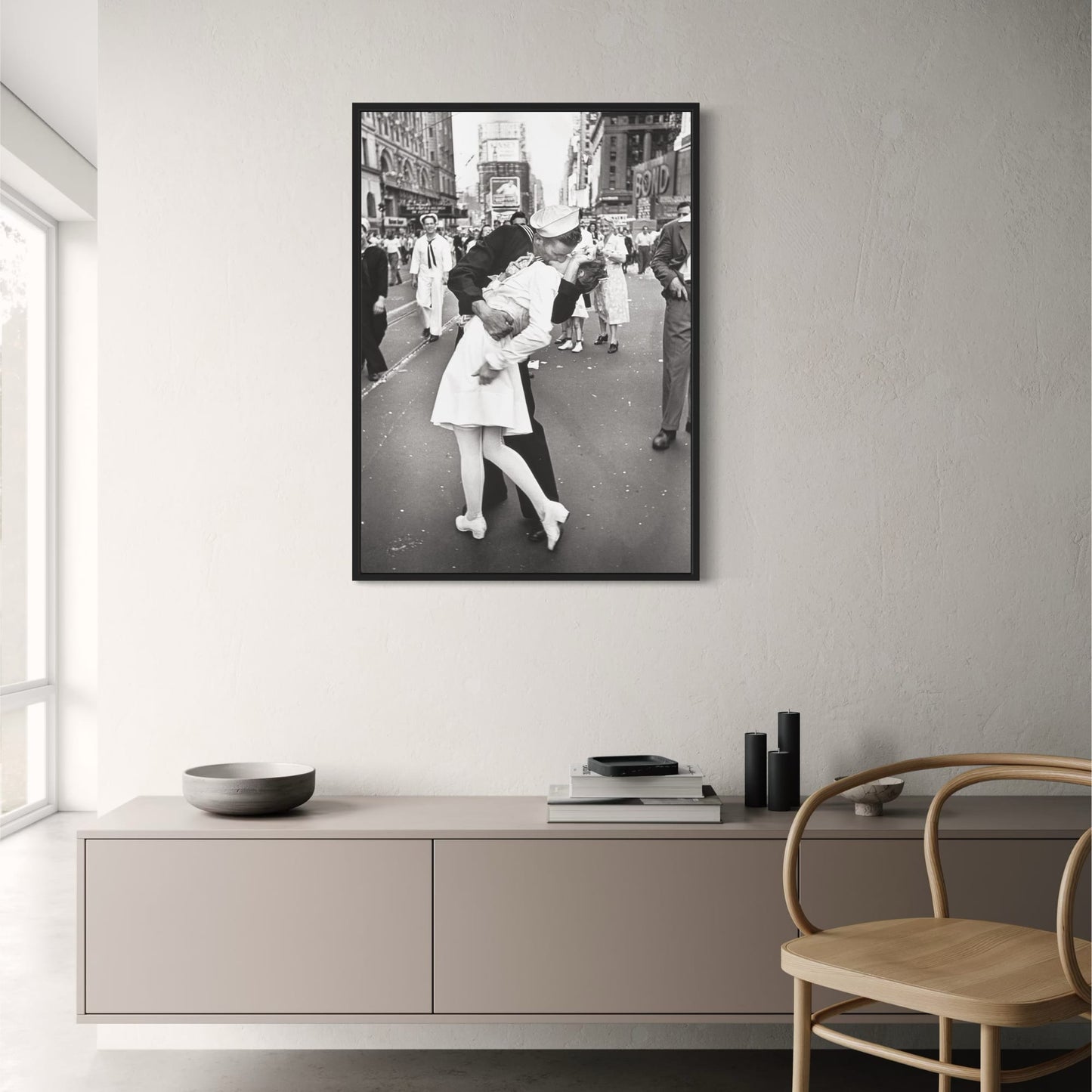 Times Square Kiss | Iconic Black & White Photography