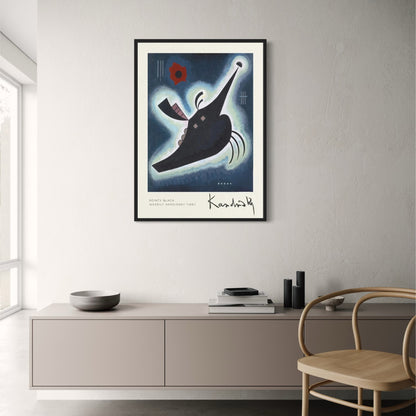 Kandinsky | Pointy Black 1931 | Abstract Art