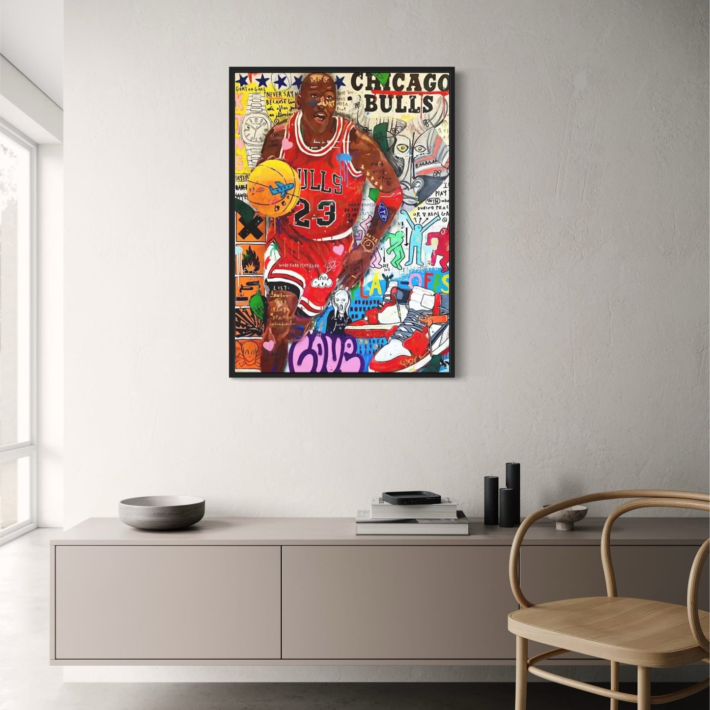 Michael Jordan | Chicago Bulls | Graffiti Style