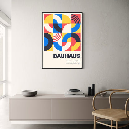 Bauhaus Poster | Minimalist Architectural Style | Modern Wall Art Decor