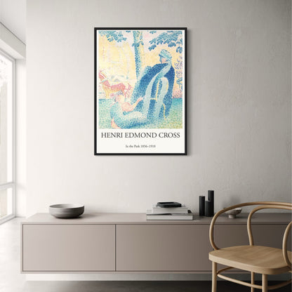 Henri Edmond Cross | In The Park | Art Poster | Impressionist Landscape Decor | Fine Art Print | Wall Art for Home & Garden