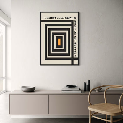 Bauhaus Modern Geometry | Vibrant Minimalist Abstract