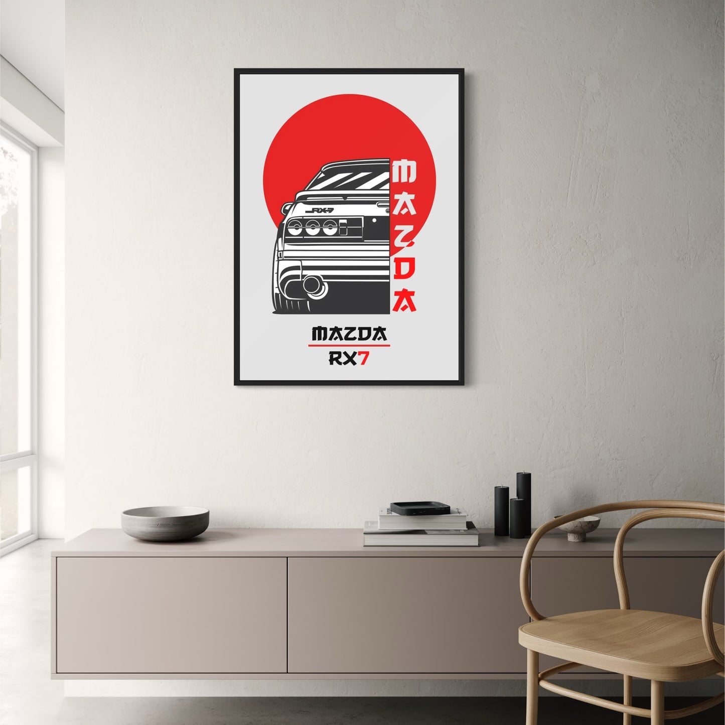 Mazda RX7 | Japanese Sports Car Art