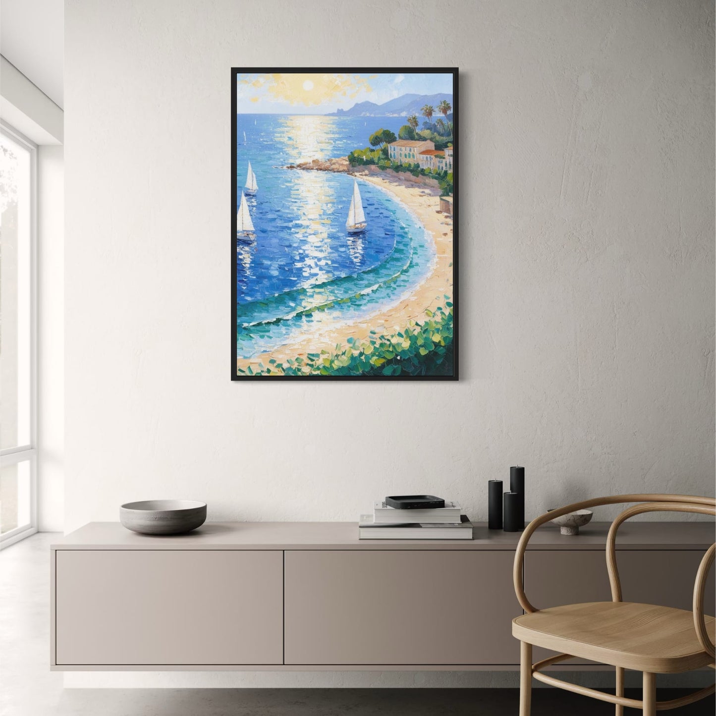 Calming Coastline | Tranquil Ocean Landscape