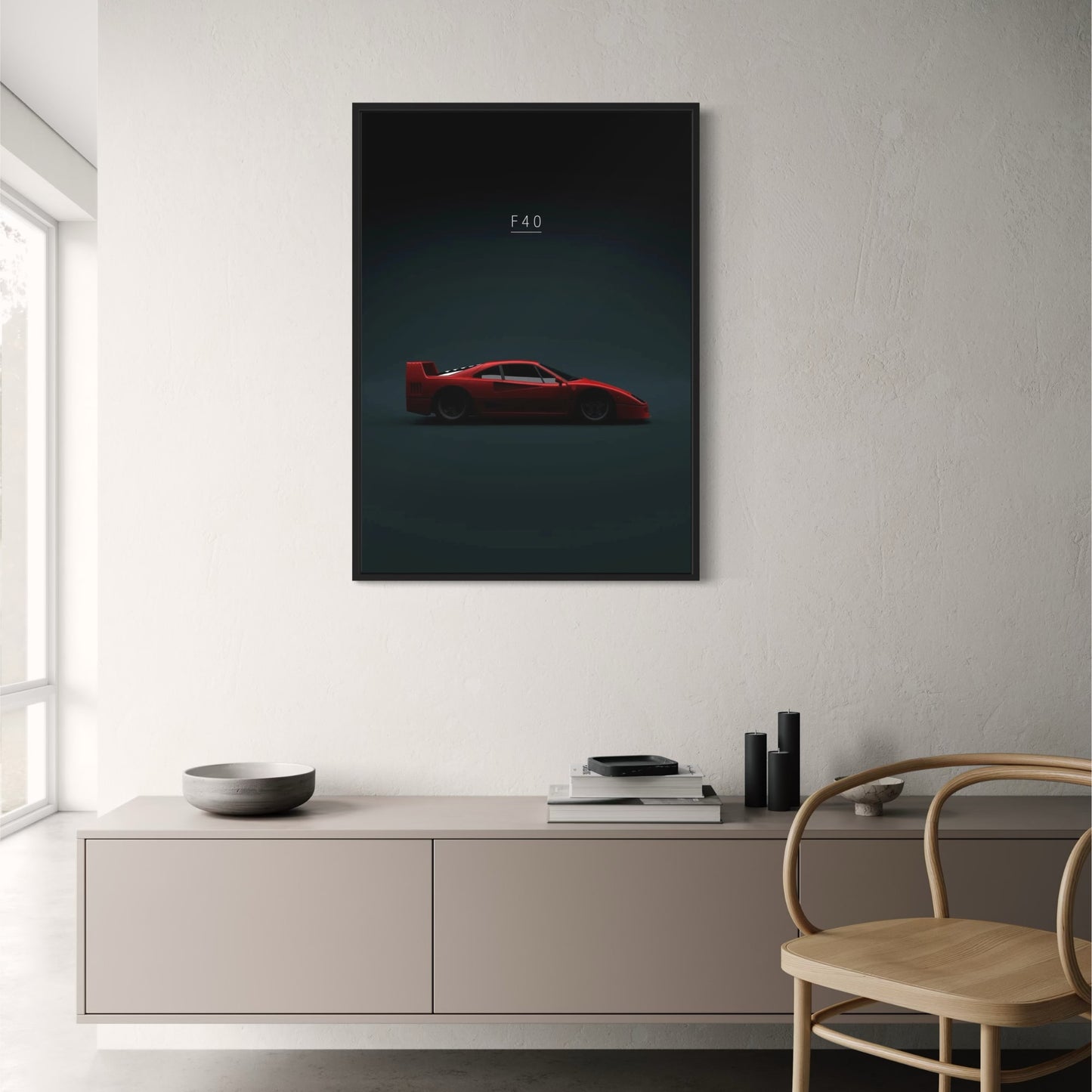 Ferrari F40 | Iconic Supercar Art