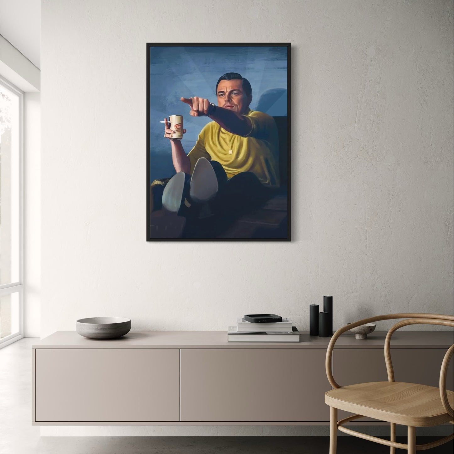 The Wolf of Wall Street | Leonardo DiCaprio | Classic Movie Art