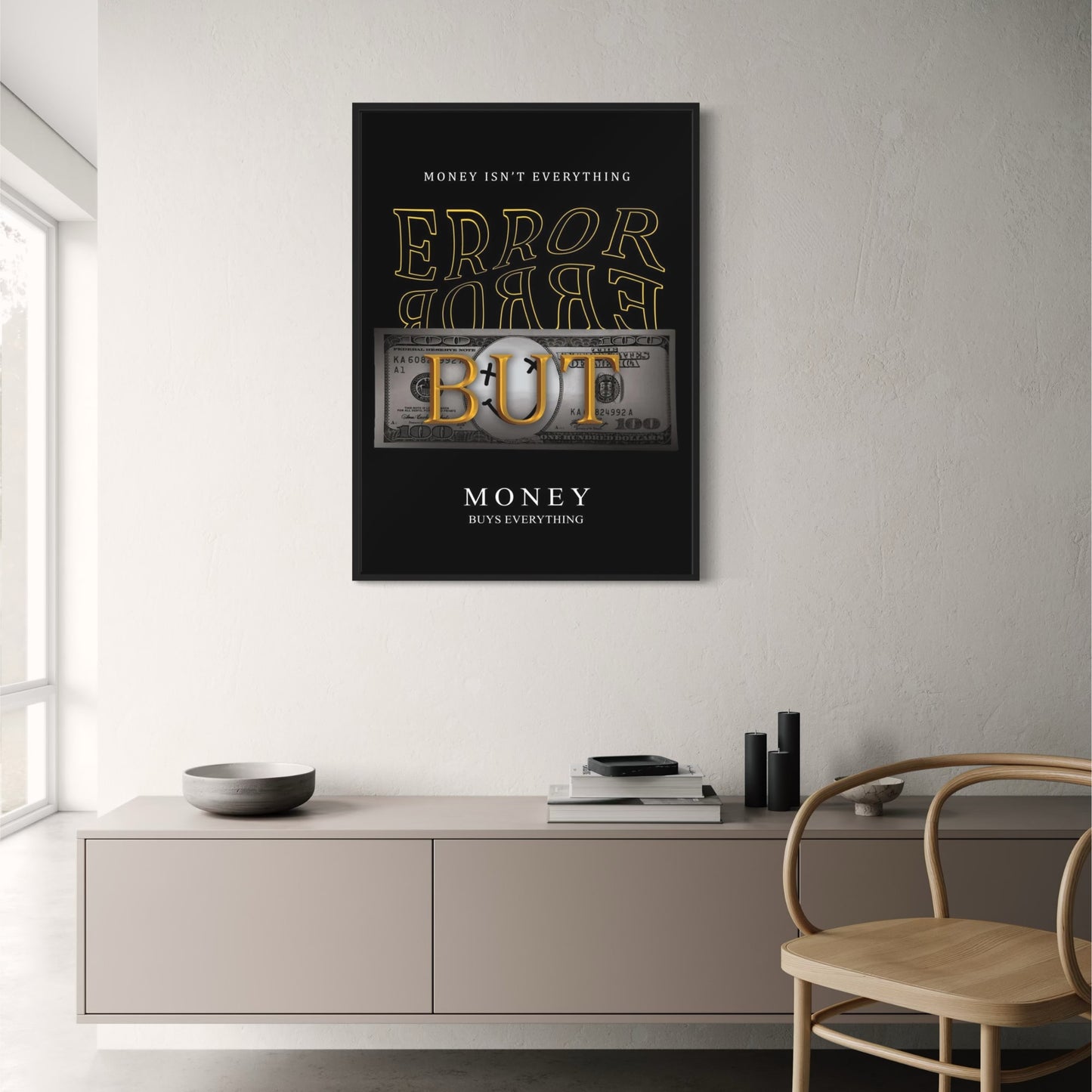 Error But Money | Funny Art Print