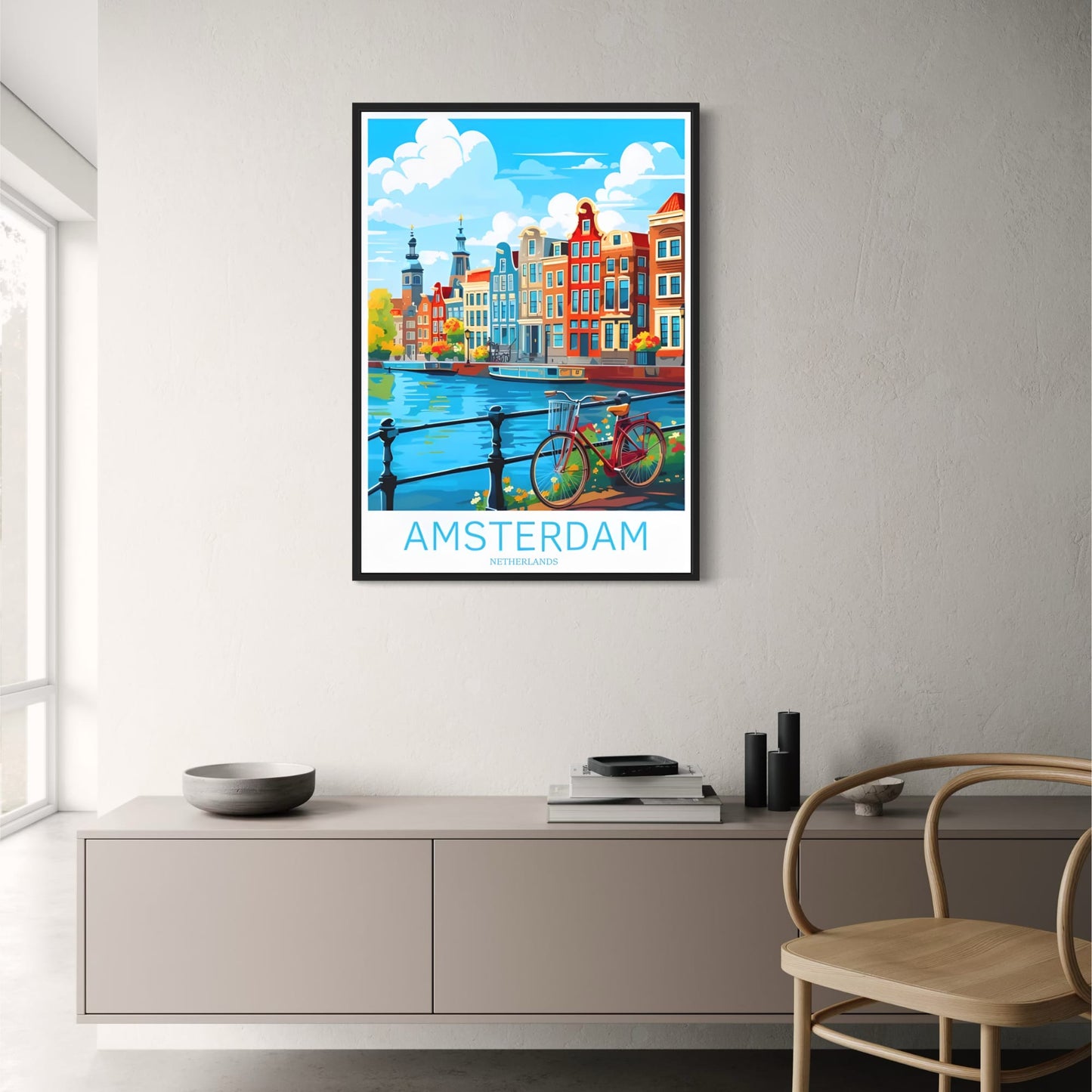 Bikeride in Amsterdam | Scenic Netherlands Art