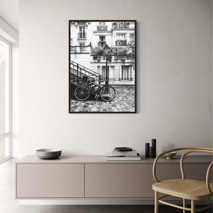 Vintage Paris Street Scene | Urban Landscape Illustration