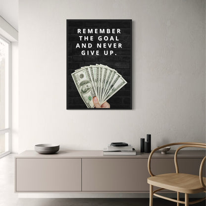 Goal Motivation | Success-Driven Home Decor Poster