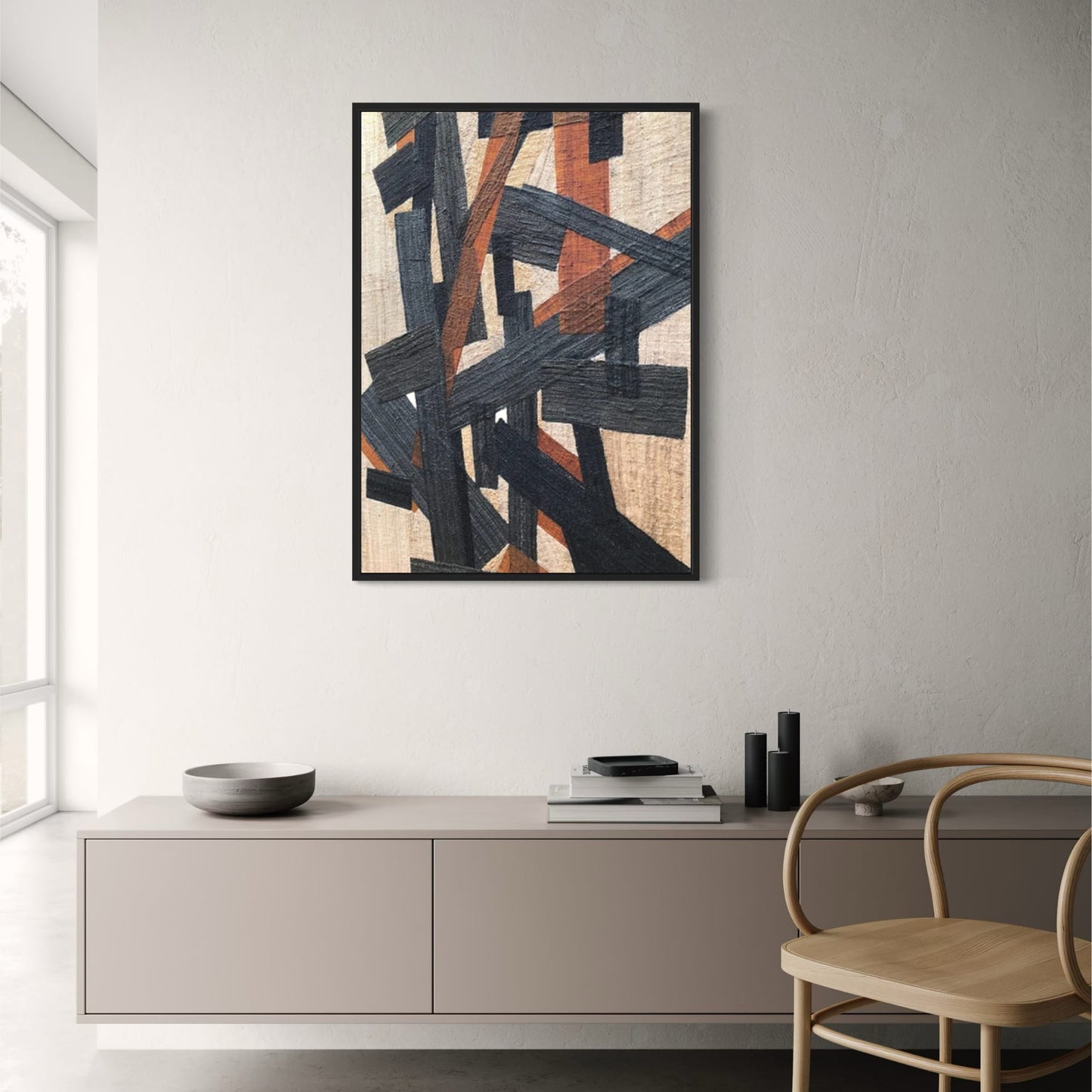 Abstract Fields Poster | Home & Garden Art | Modern Wall Decor | Contemporary Visual Artwork | Colorful Prints