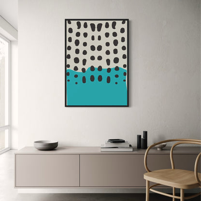 Piet Mondrian Poster | Untitled No.1 | Abstract Geometric Art Decor | Home & Garden Wall Art | Artistic Visual Artwork Print