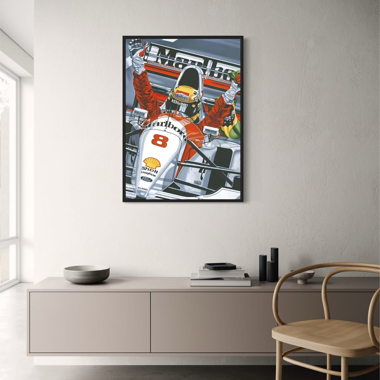 Ayrton Senna F1 Racing Driver