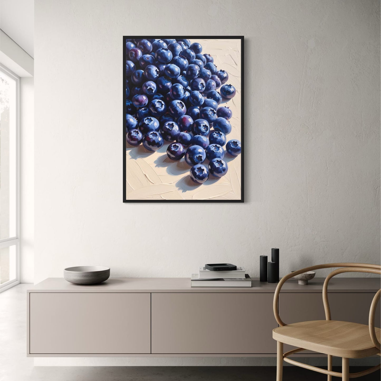 Blueberry Culinary Art | Kitchen Decor
