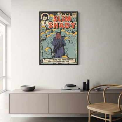 The Real Slim Shady Music Comic Poster