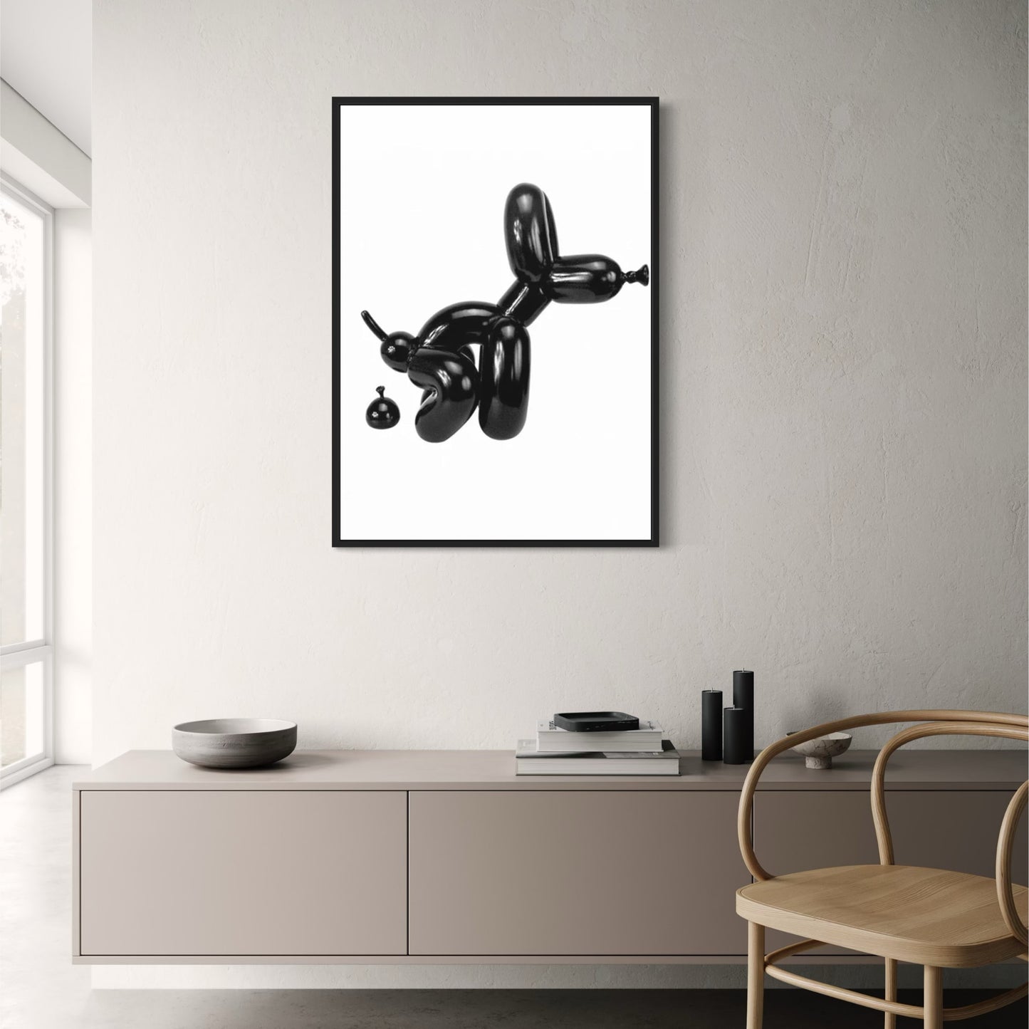Pop Art Balloon Dog | Modern Abstract