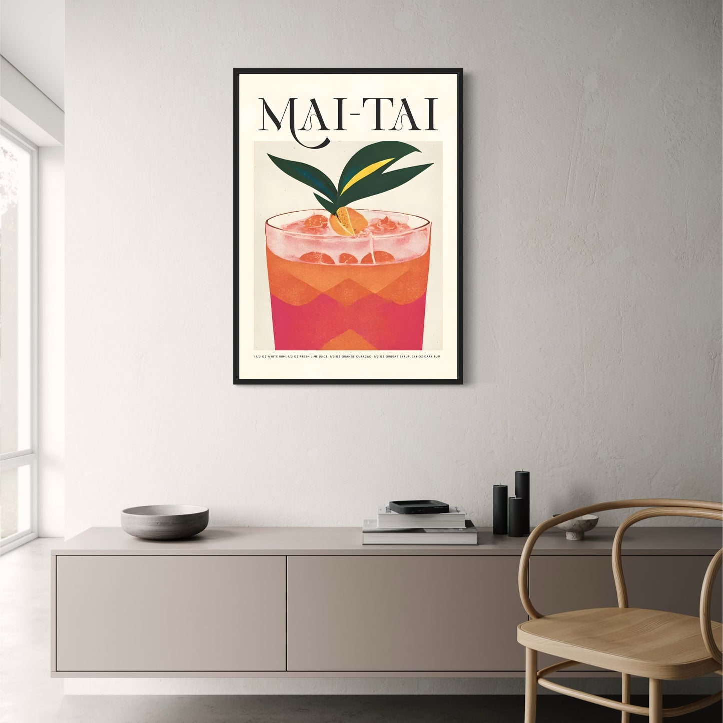 Vintage Mai-Tai Art | Mid-Century Modern