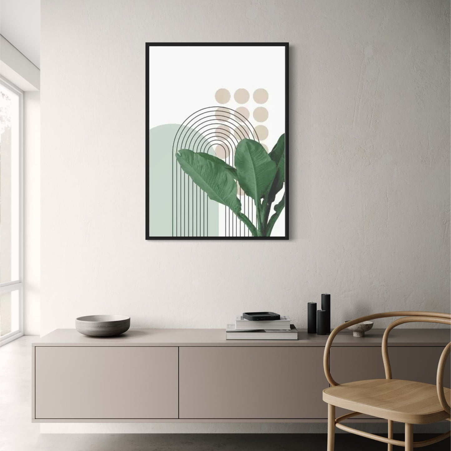 Geometric Floral | Modern Botanical Harmony
