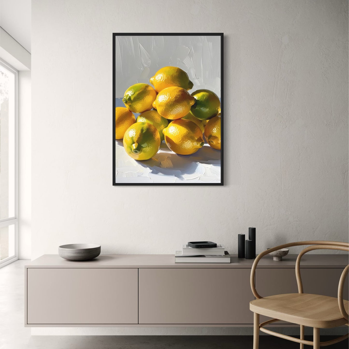Homegrown Lemons | Vibrant Citrus Art