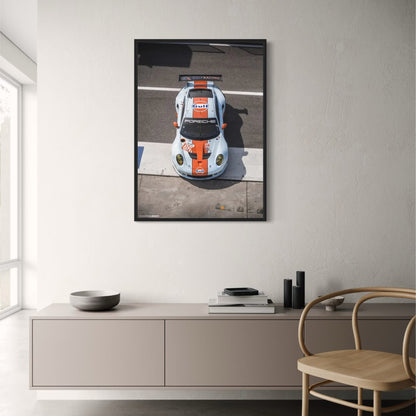 Gulf Racing Porsche | Orange Blue Design