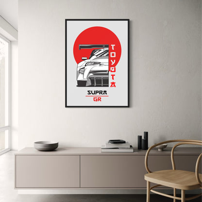 Toyota Supra GR | Sports Car Illustration