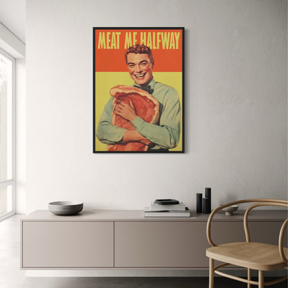 Meat Me Halfway | Retro '70s Design