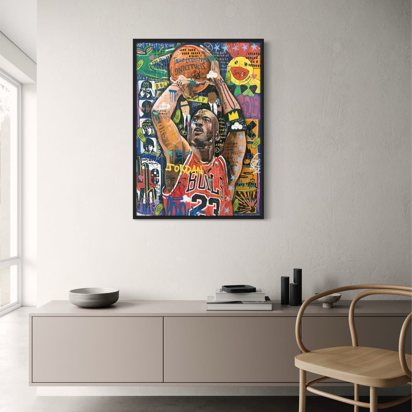 Michael Jordan | Chicago Bulls Graffiti Mural