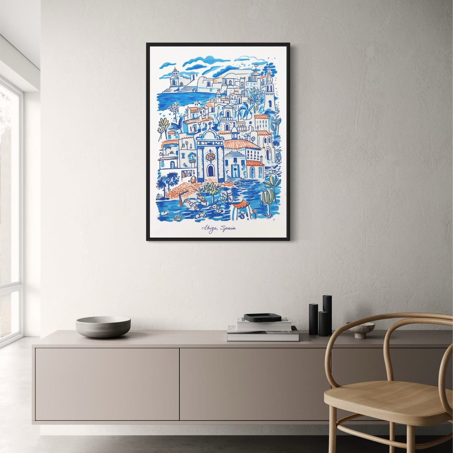 Ibiza | Colorful Mediterranean Seaside Art