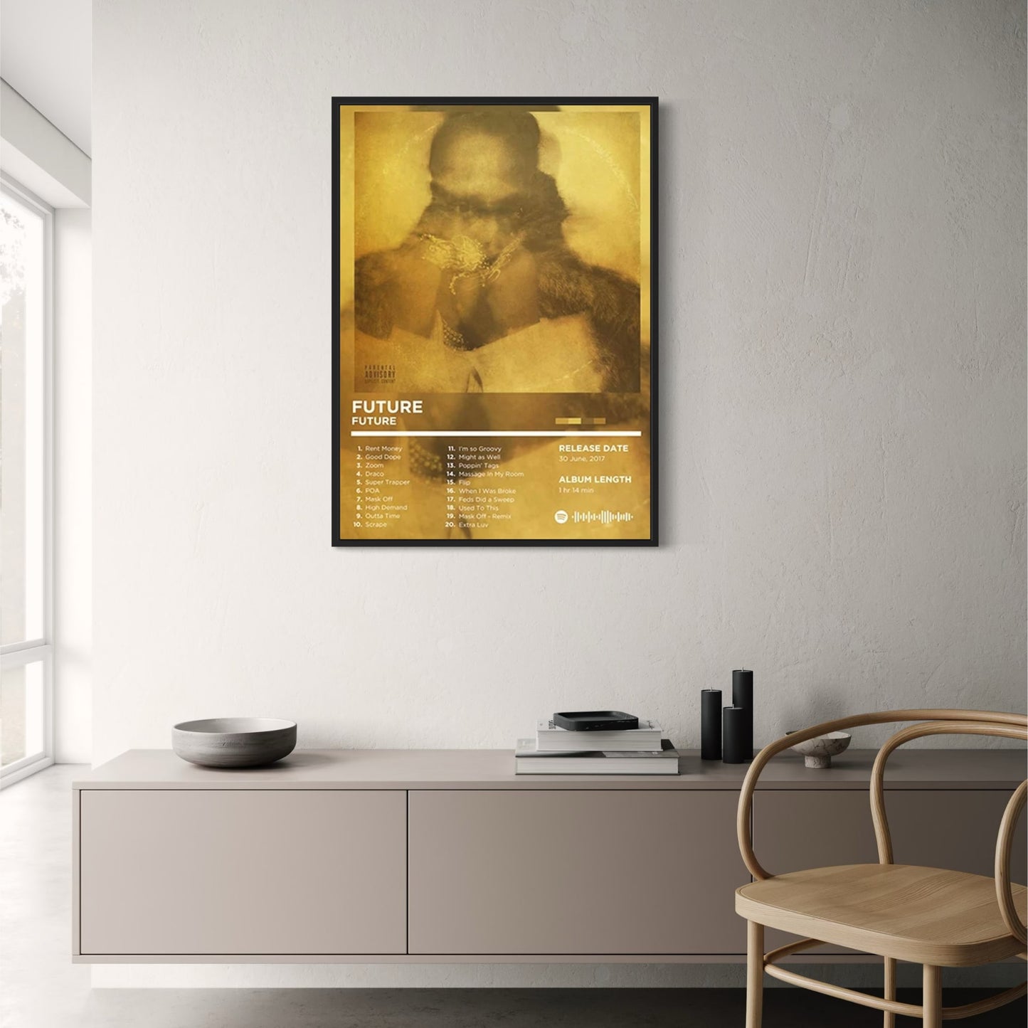 Future | Iconic Rhyme Legends Poster | Hip Hop Album Art | Rap Album Cover Decor | Wall Artwork