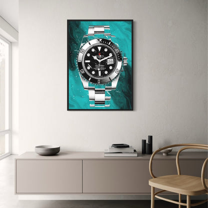 Rolex Submariner | Blue Graffiti Art