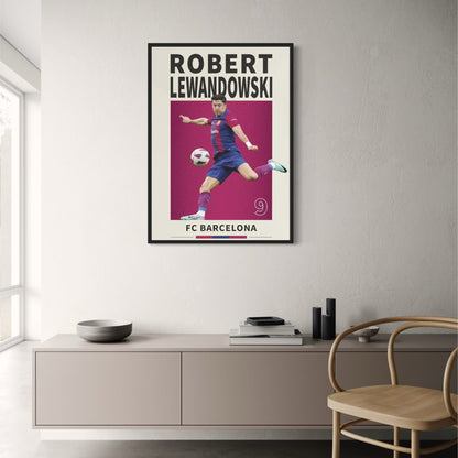 Robert Lewandowski | Soccer Legend Poster