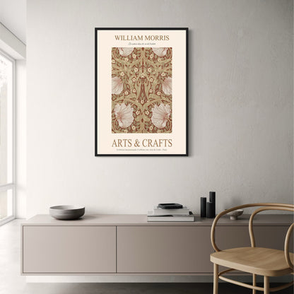 William Morris | Pimpernel Wall Art | Floral Design Poster | Vintage Botanical Print | Botanical Wall Decor | Art Nouveau Style | Home Decor