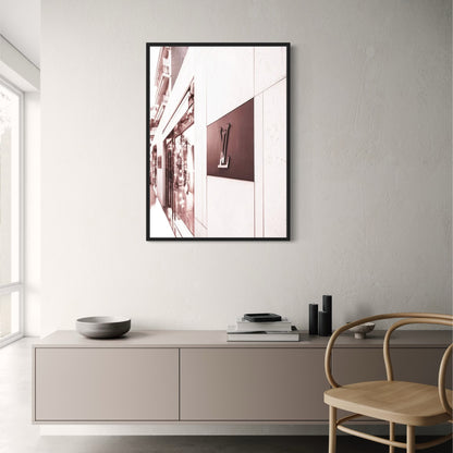 Luxury Shopping Storefront | Louis Vuitton Poster | High Class Fashion Art Print Decor