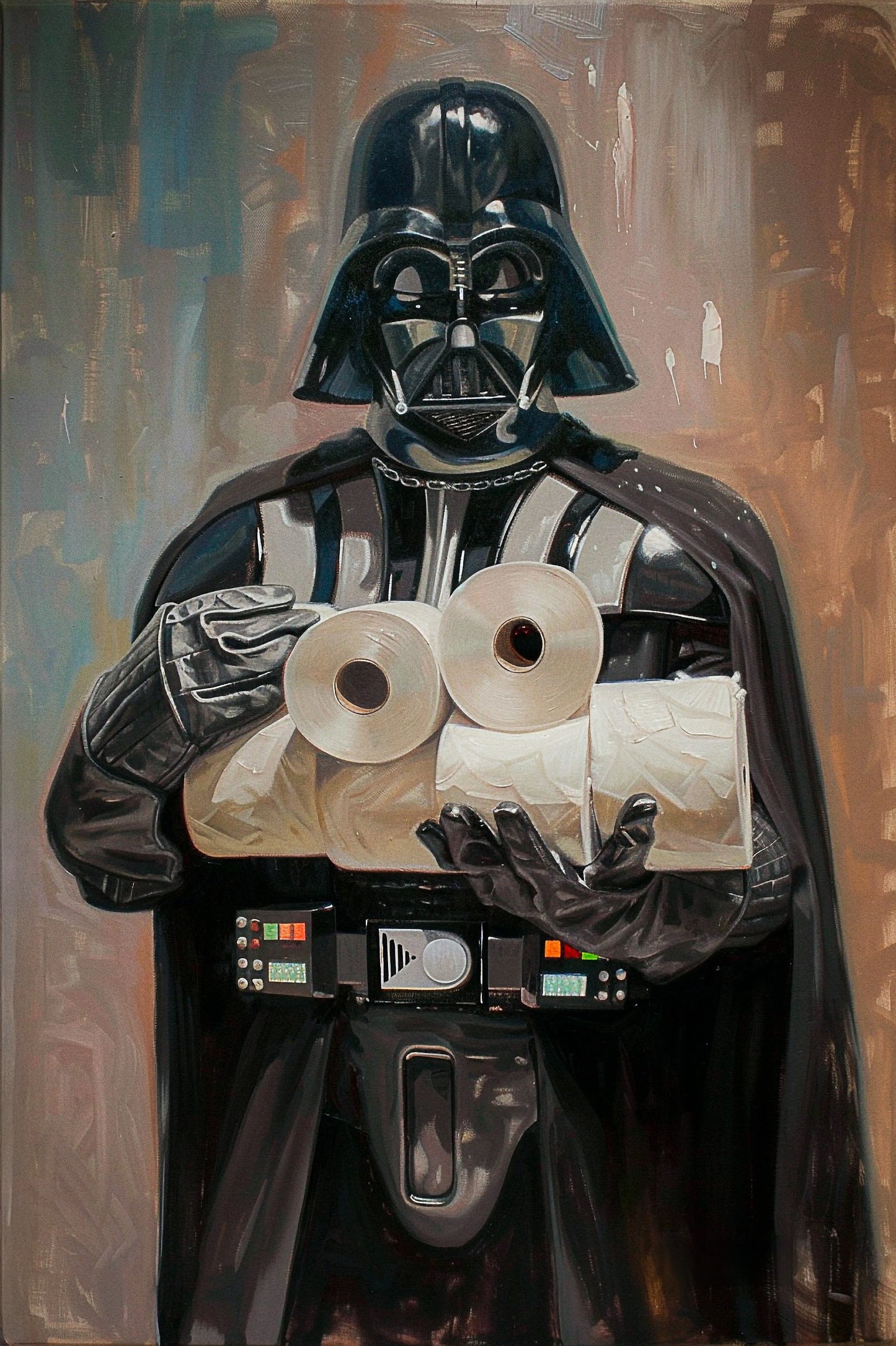 Iconic Villain Satire | Sci-Fi Whimsical Art