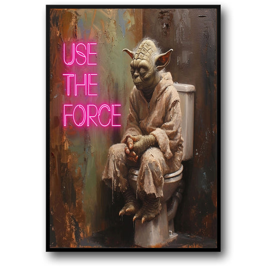 Wise Alien Meditation | Neon Sci-Fi Humor