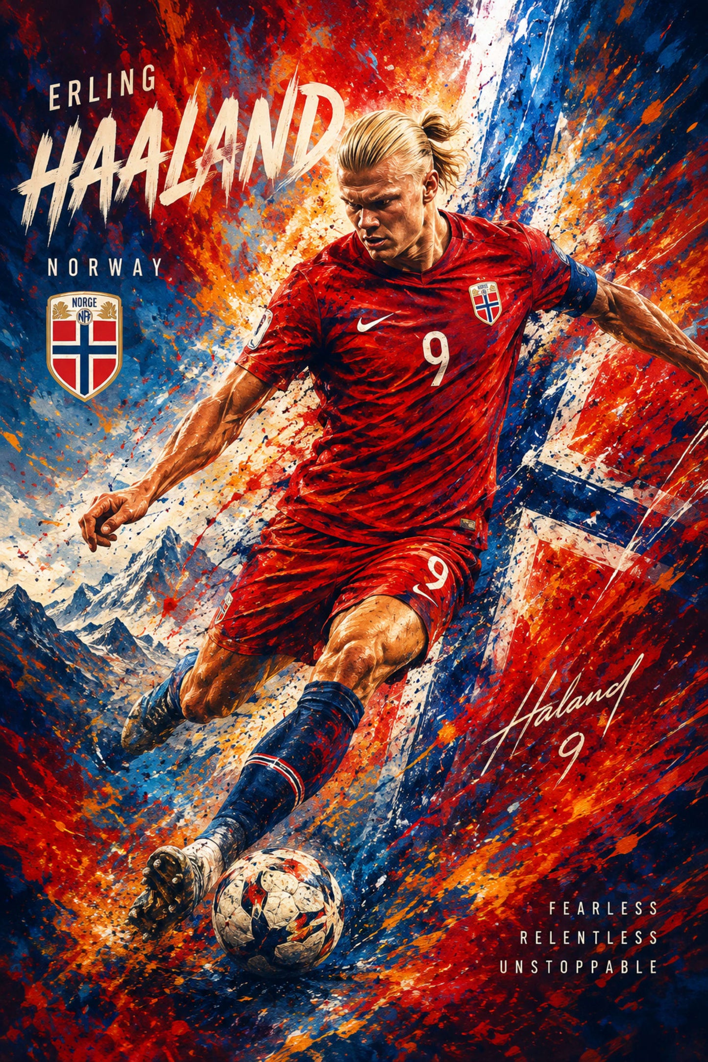 ERLING HAALAND IN ACTION