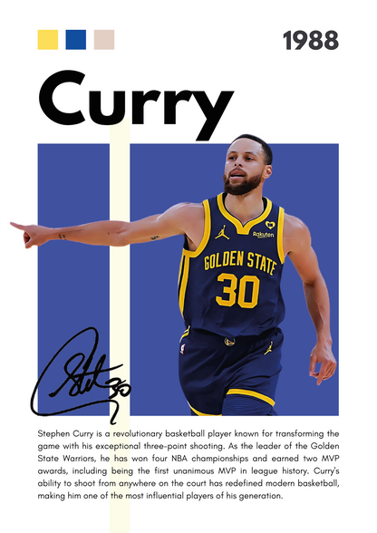 Stephen Curry | Warriors MVP Celebration | Vibrant Design