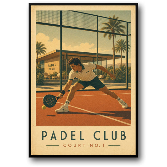 RETRO PADEL SCENE