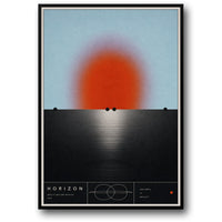 ABSTRACT SUN HORIZON