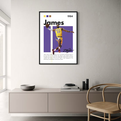 Lakers Icon Jersey 23 | Dynamic Art | Basketball Excellence