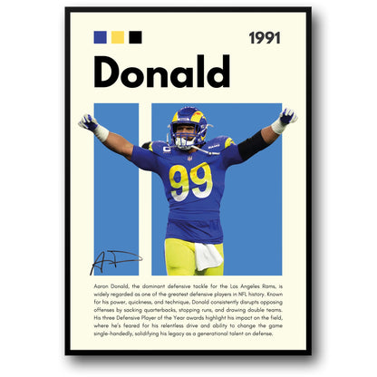 Aaron Donald | Los Angeles Rams | Blue & Yellow