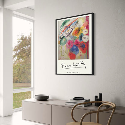 Black Lines | Wassily Kandinsky | 1913 | Vintage Art Exhibition Poster