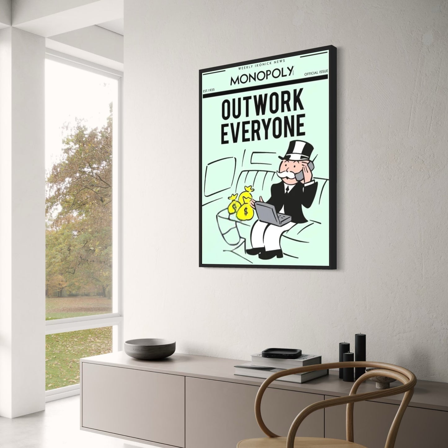 Outwork Everyone | Motivational Decor