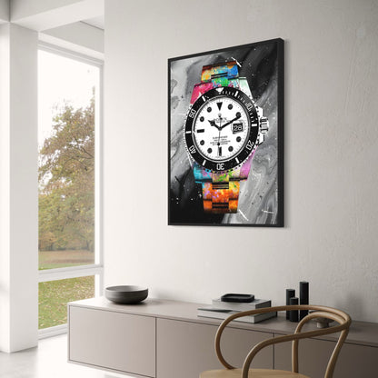 Rolex Submariner | Graffiti Art | Vibrant Timepiece
