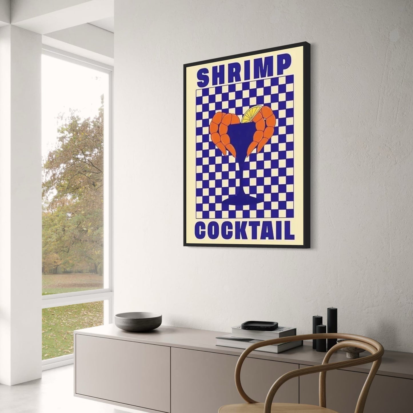 Shrimp Cocktail | Nautical Illustration