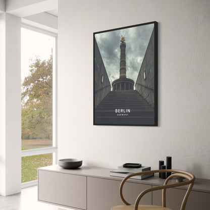 Berlin Victory Column | Germany Landmark Art | Europe Cityscape Poster | Home Wall Decor | Travel Souvenir Art Print